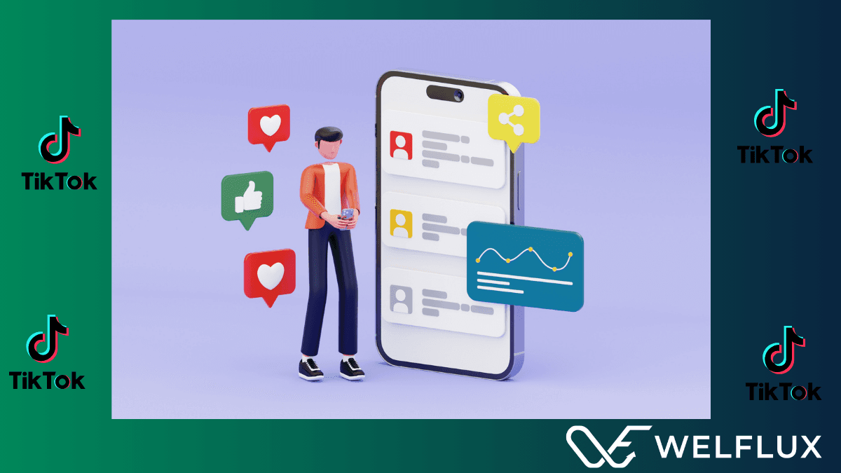 TikTok creative content illustration